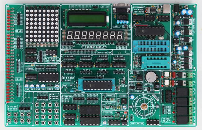 Kit8051 ; Kit 8051; Kit thực hành vi điều khiển; kit thí nghiệm