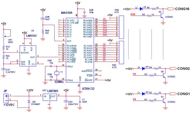 Mạch điều khiển Led  Mạch điều khiển Led 16 cổng Mạch điều khiển PWM