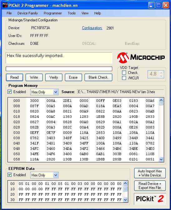 Mạch nạp PIC. Mạch nạp Pickit 2. Pickit 2 SE. Mạch nạp Pickit 2 SE.